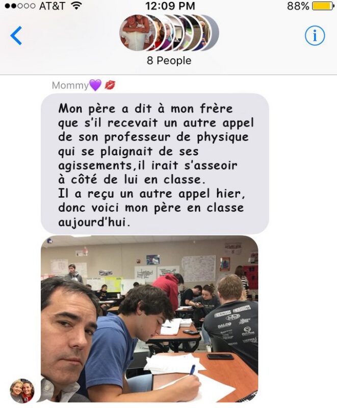 Un ado rend la vie d'un enseignant insupportable : son père se rend à l'école pour lui donner une leçon