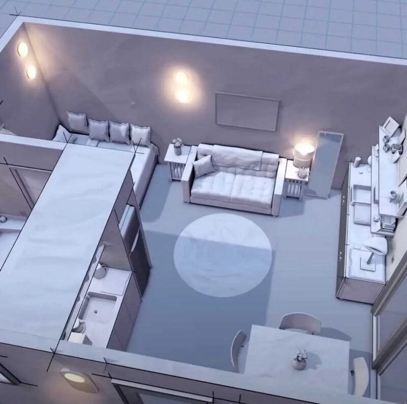 Elle fait de son garage une belle maison confortable pour que sa maman âgée puisse vivre avec elle