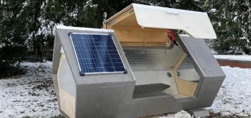 L'Allemagne a installé des cabines pour les SDF afin de les aider à surmonter l'hiver