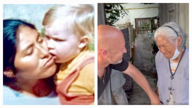 L'homme a effectué un voyage pour retrouver son adorable nounou qui s'occupait de lui quand il était enfant