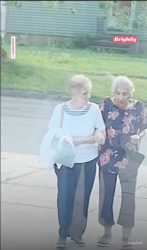 Deux amis d'enfance octogénaires se promènent ensemble dans une adorable vidéo