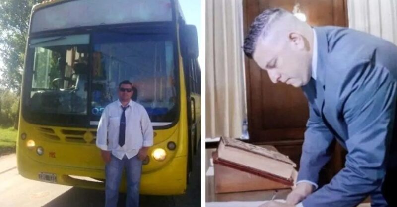 Un ancien conducteur de bus est devenu avocat à 42 ans et a été félicité pour cela