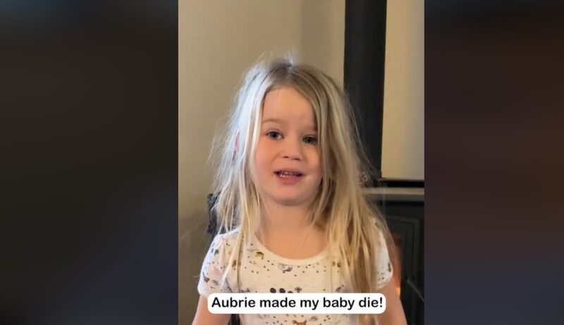 Une petite fille contrarie sa sœur pour une raison diabolique