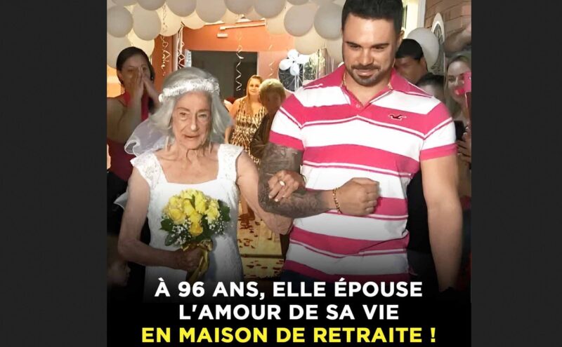 Âgée de 96 ans, elle épouse l'amour de sa vie dans une pension pour personnes retraitées