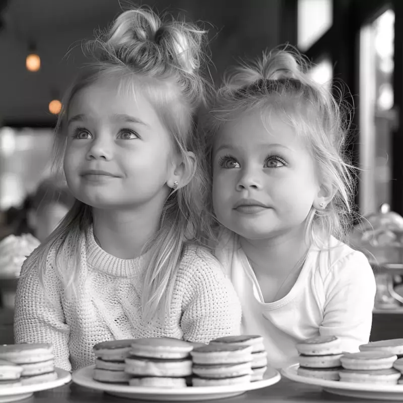 Un papa célibataire se réveille pour préparer le petit-déjeuner de ses fillettes et a la surprise de découvrir qu'il a été préparé