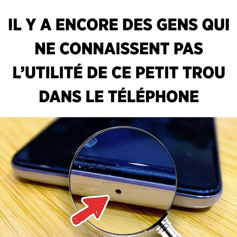 La fonction méconnue des petits trous sur votre téléphone