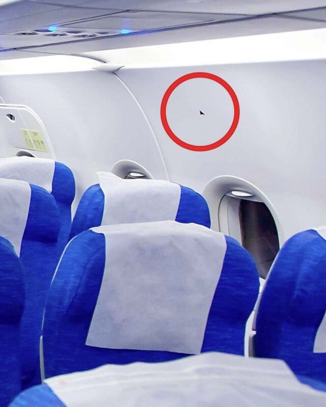 La signification des autocollants triangulaires dans les avions : un détail ingénieux mais souvent ignoré