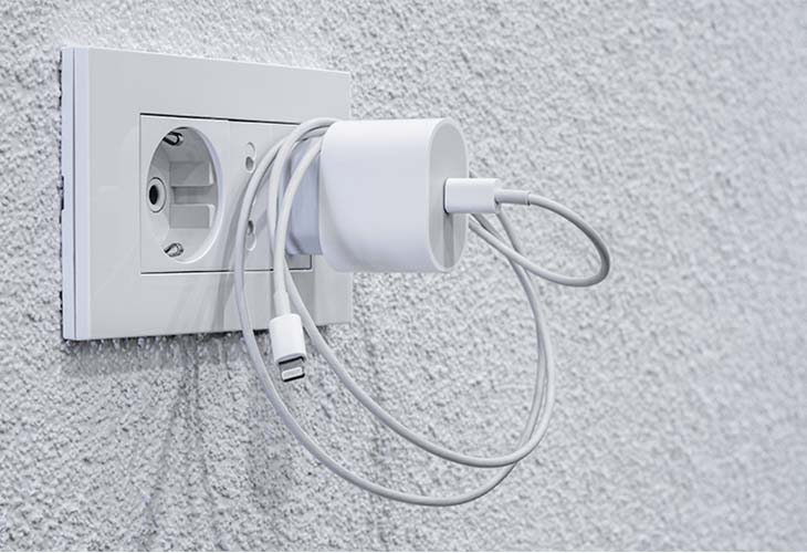 Pourquoi est-il important de toujours débrancher un chargeur lorsqu'il n'est pas en service ?