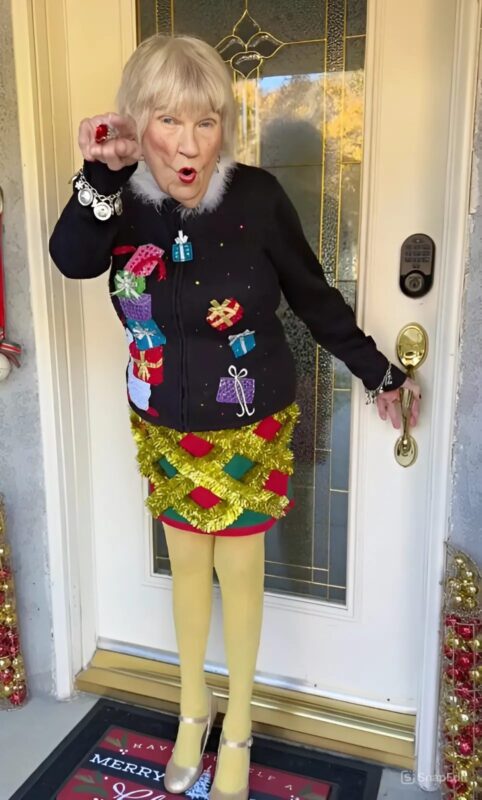 À 91 ans, Betsy Lou, véritable star de TikTok, affiche un style audacieux en mini-jupes et danse pour ses abonnés