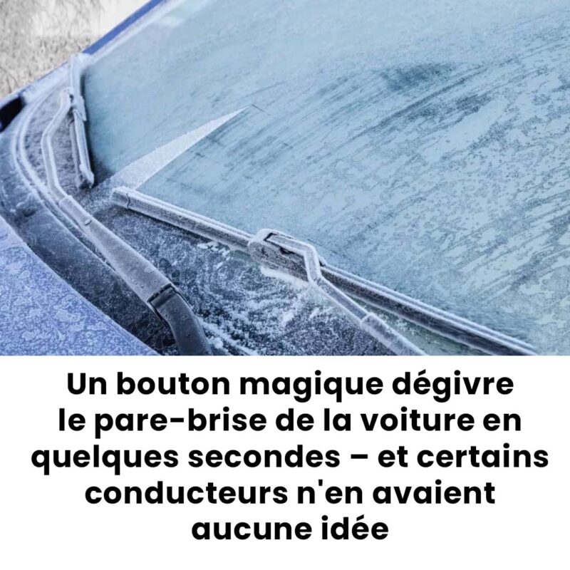 Un bouton « magique » permet de décongeler le pare-brise d'une automobile en une seconde - et certains chauffeurs ne s'en doutaient pas !