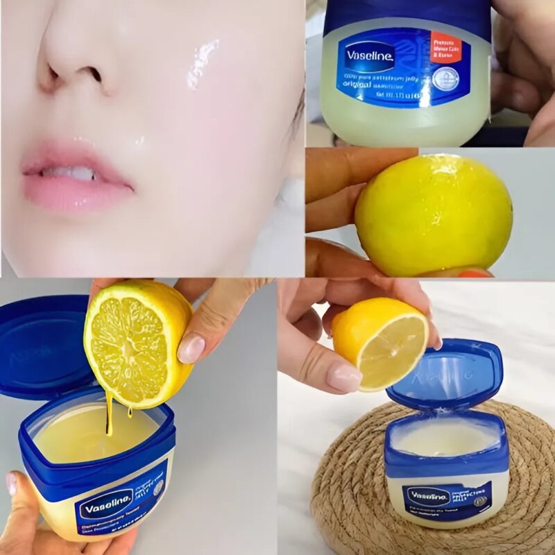 Mixer la vaseline et le citron : un soin parfait pour la peau