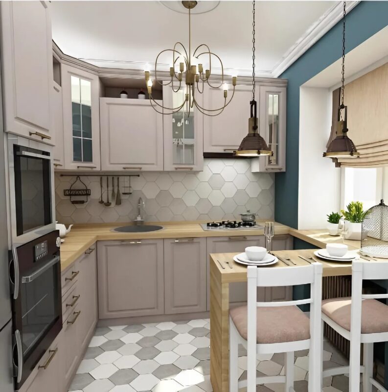 Elle n'a pas fait appel à des designers coûteux et a tout fait elle-même; Aujourd'hui, tout le monde veut une cuisine comme celle-ci