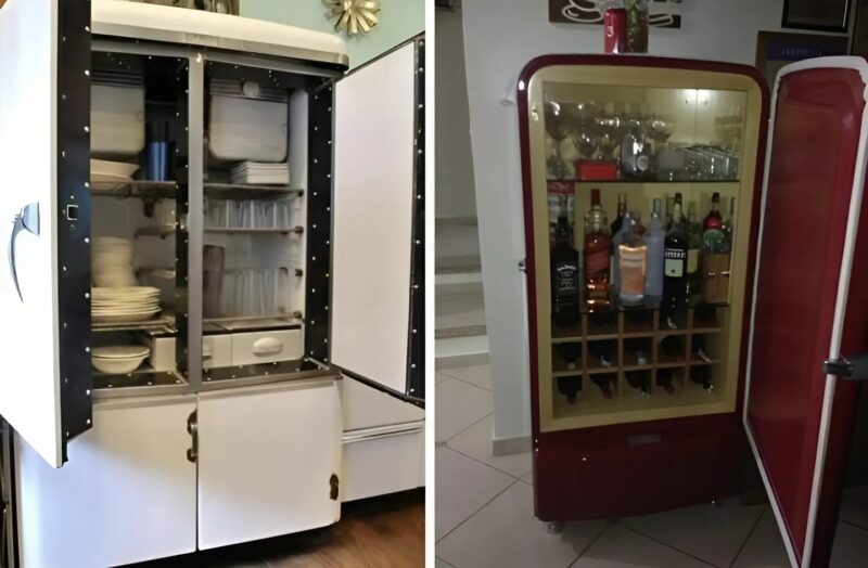 Le réfrigérateur marchait à merveille, mais son apparence était loin d'être satisfaisante : J'ai donc décidé de lui redonner une nouvelle vie