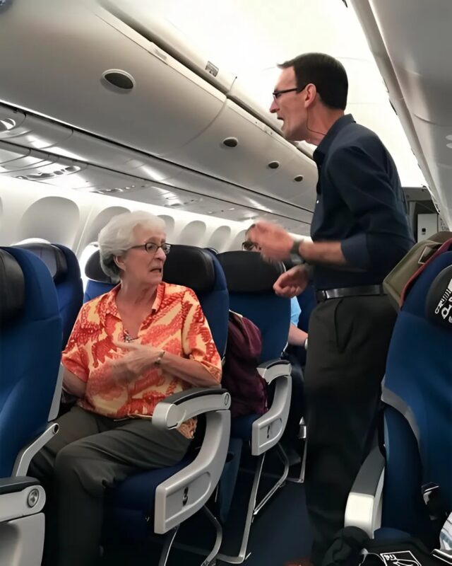 Les passagers de la classe affaires se moquent d’une vieille femme… jusqu’à ce que le pilote prenne la parole