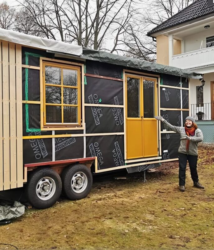 Elle réalise seule sa maison de rêve de 13 m², un petit bijou d’ingéniosité et de confort, et nous ouvre ses portes !