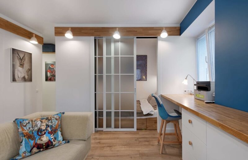 Elle a acheté un studio en ruine et l’a transformé en un deux-pièces sublime – voici comment elle a fait