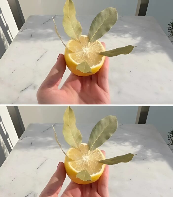 Plante quatre feuilles de laurier dans un demi-citron et pose-le sur la table… Tu comprendras vite pourquoi
