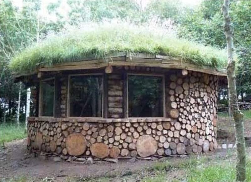 Ils ont construit une maison de rêve avec du bois de chauffage… et le résultat est époustouflant