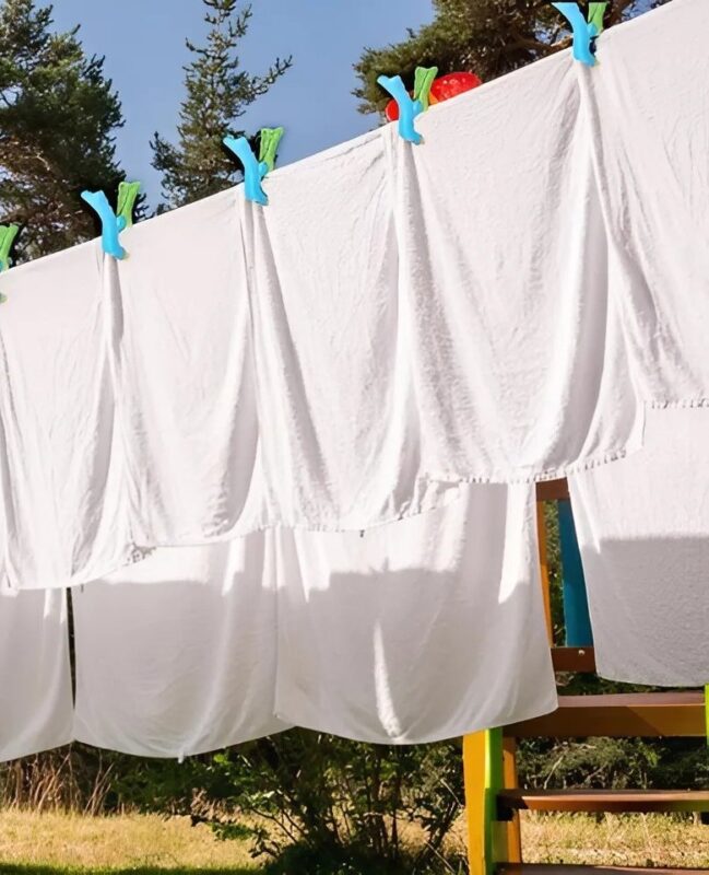 Il est désormais déconseillé d’utiliser une corde à linge pour sécher les vêtements