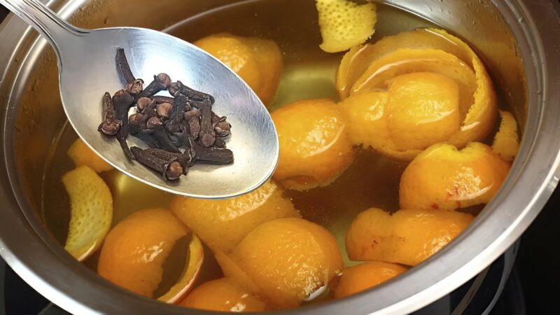 Faire bouillir des écorces d’orange et des clous de girofle : ce que nos grand-mères faisaient chaque semaine, et pour de bonnes raisons