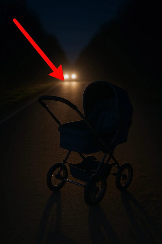 Si vous circulez sur une route isolée pendant la nuit et apercevez une poussette abandonnée, ne descendez surtout pas de votre véhicule : Voici pourquoi