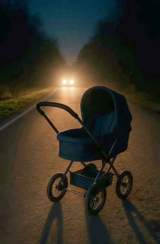 Si vous circulez sur une route isolée pendant la nuit et apercevez une poussette abandonnée, ne descendez surtout pas de votre véhicule : Voici pourquoi