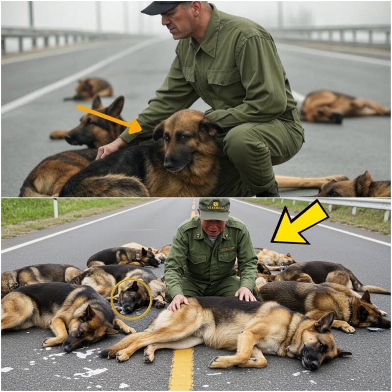Un ancien soldat découvre 8 chiens abandonnés – ce qu’il fait ensuite va bouleverser des vies